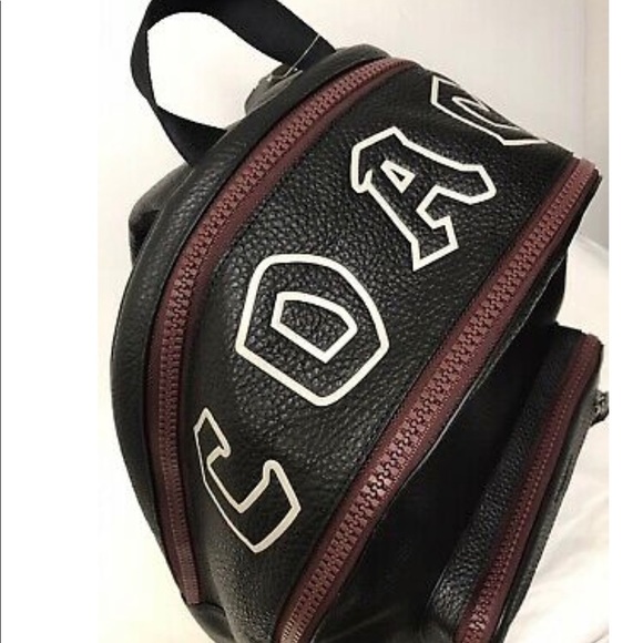 NWT Coach gothic leather backpack large - Picture 8 of 8